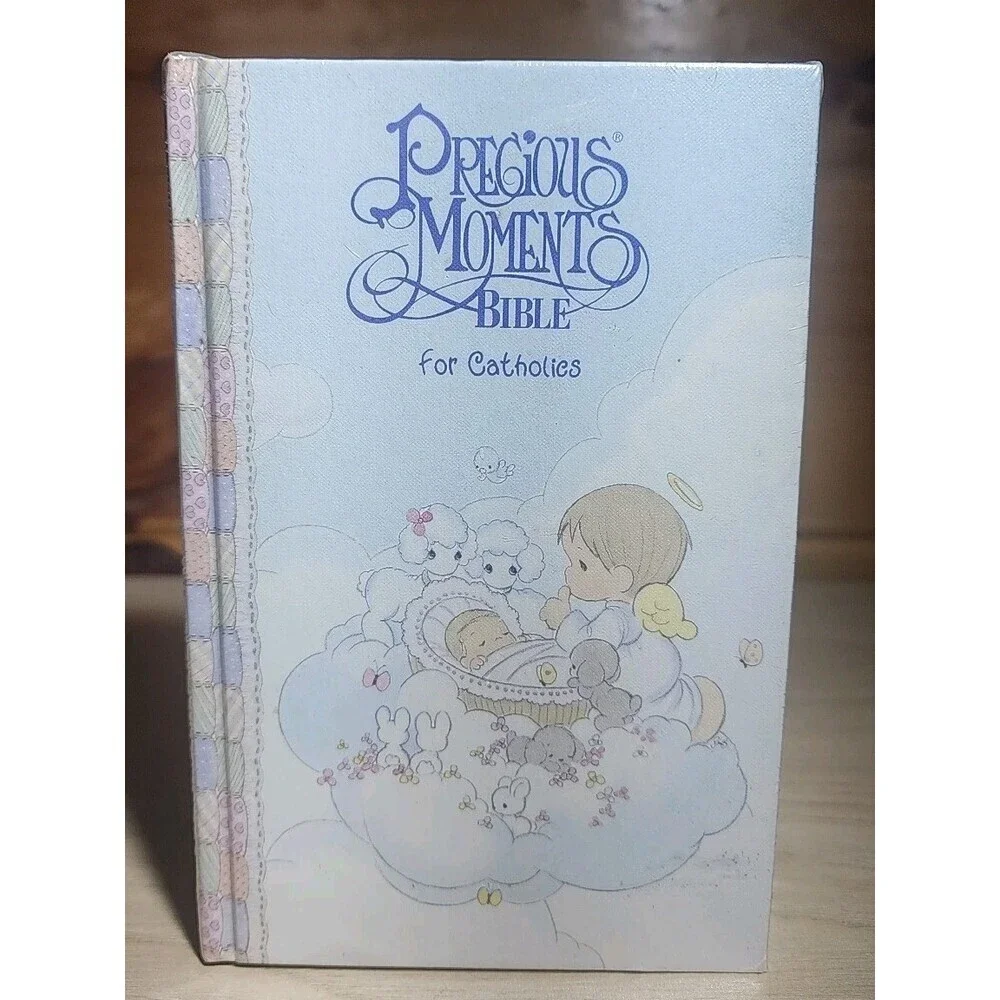 Precious Moments Bible for Catholics New American Bible Baby Edition Nelson HC